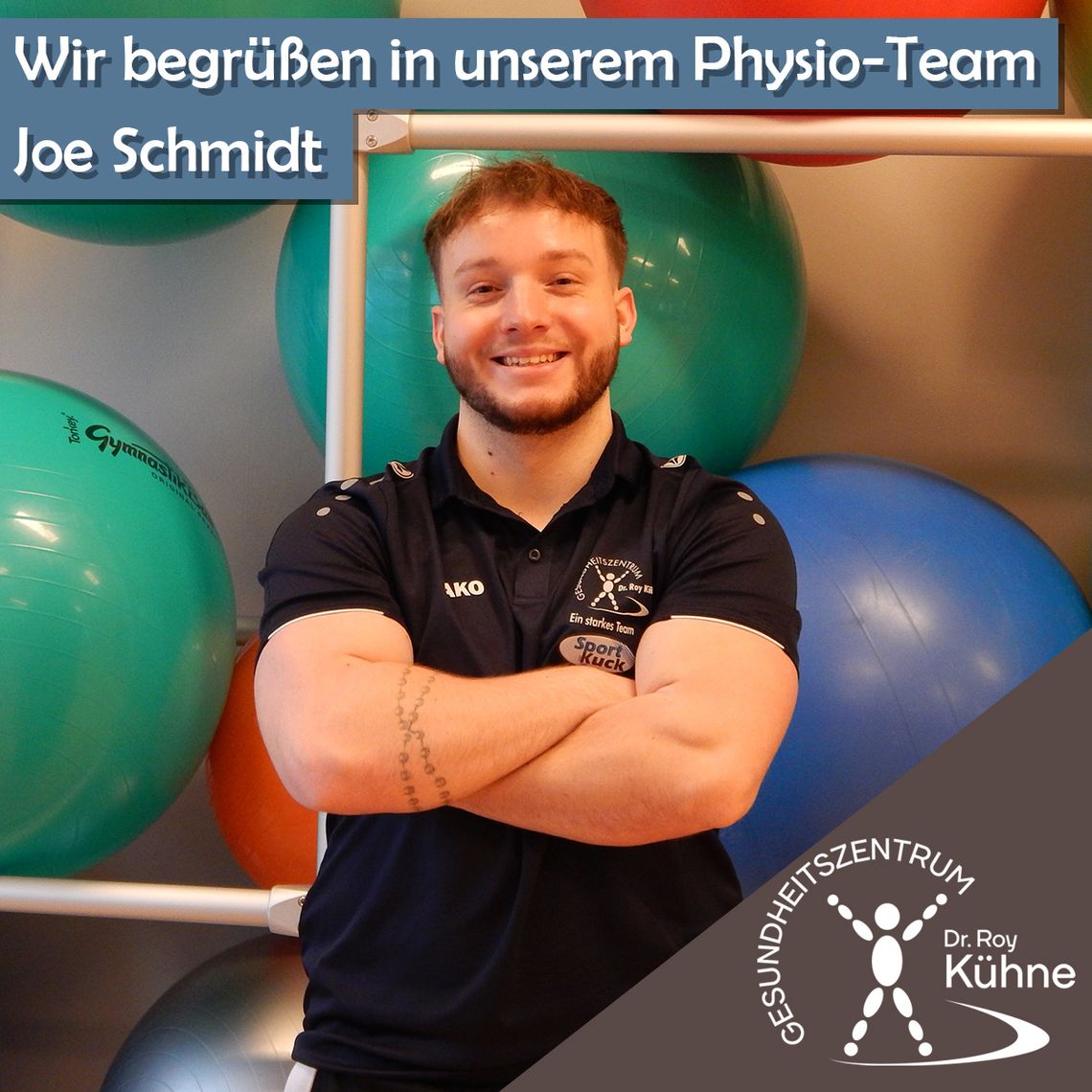 Joe Schmidt Physiotherapeut neu im Team Gesundheitszentrum Dr. Roy Kühne Northeim