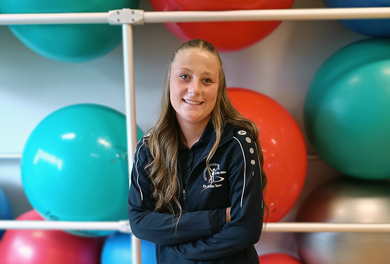 Fitness Leonie Küster Auszubildende Sport- und Fitnesskauffrau