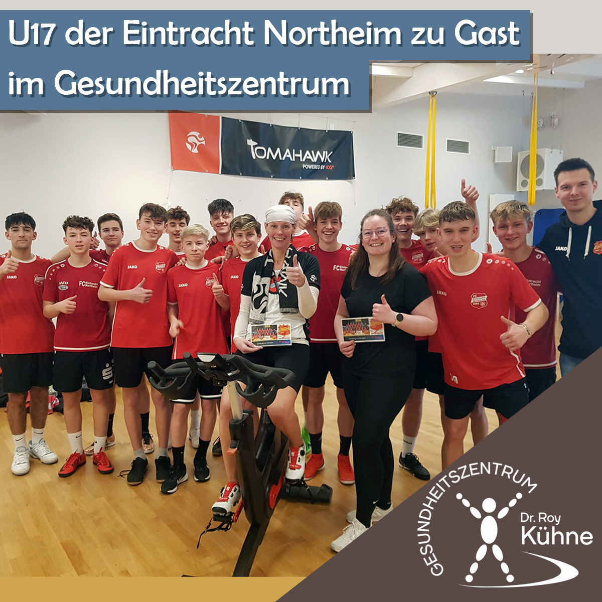U17 Eintracht Northeim Gast Gesundheitszentrum Dr. Roy Kühne