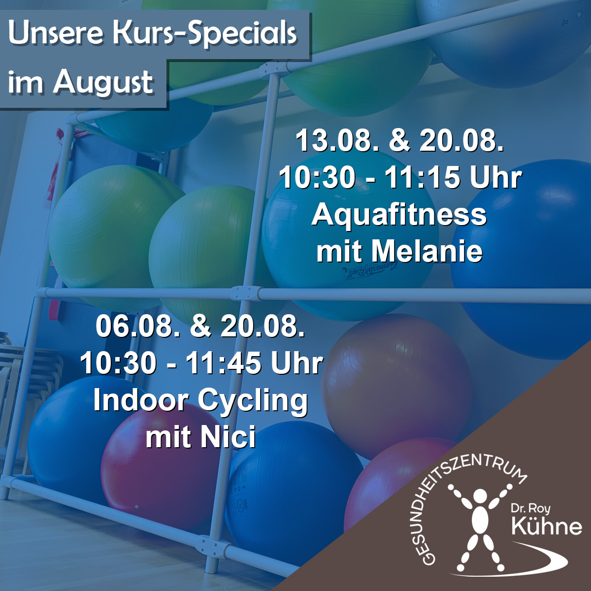 Unsere Kurs-Specials im August