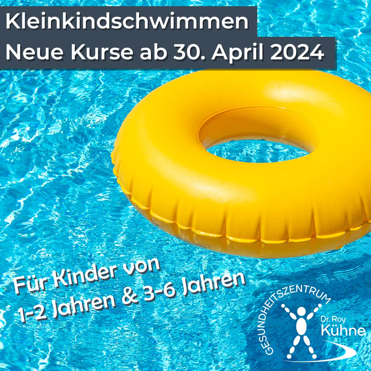 Neue Kleinkindschwimmkurse im Gesundheitszentrum Dr. Roy Kühne