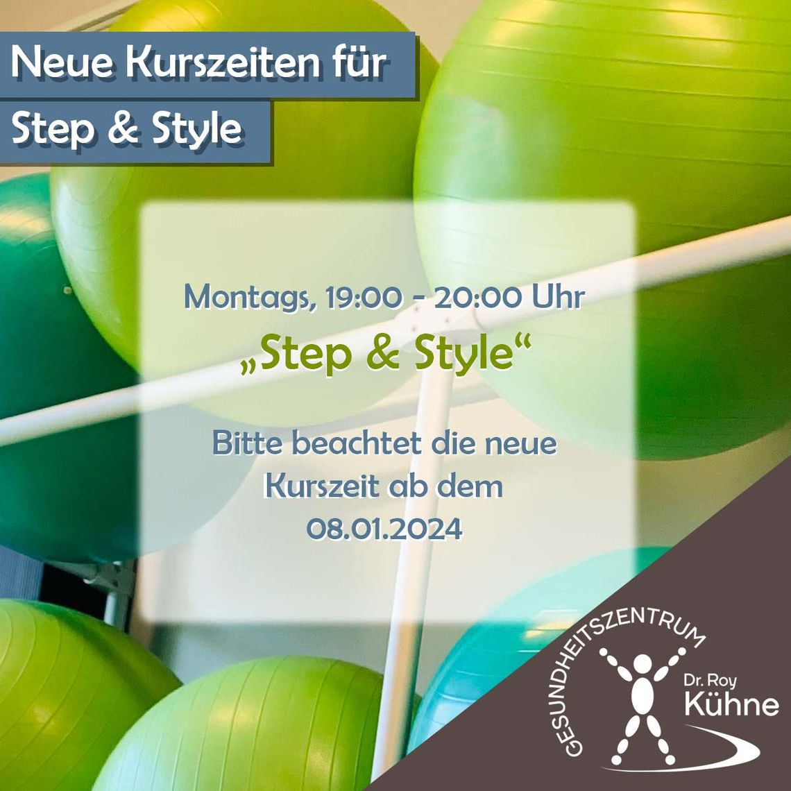 Step & Style Ftinesskurs im Gesundheitszentrum Dr. Roy Kühne Northeim