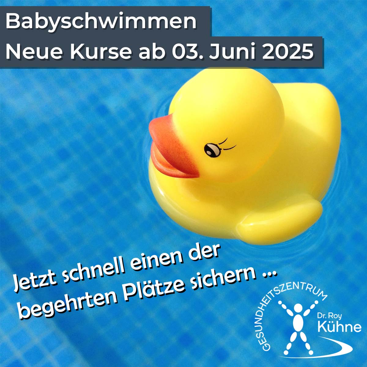 Neue Babyschwimmkurse im Gesundheitszentrum ab Juni 2025