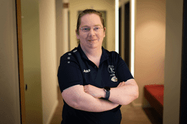Ergotherapeutin Daniela Ernst, Abteilung Ergotherapie, Gesundheitszentrum Dr. Roy Kühne, Northeim