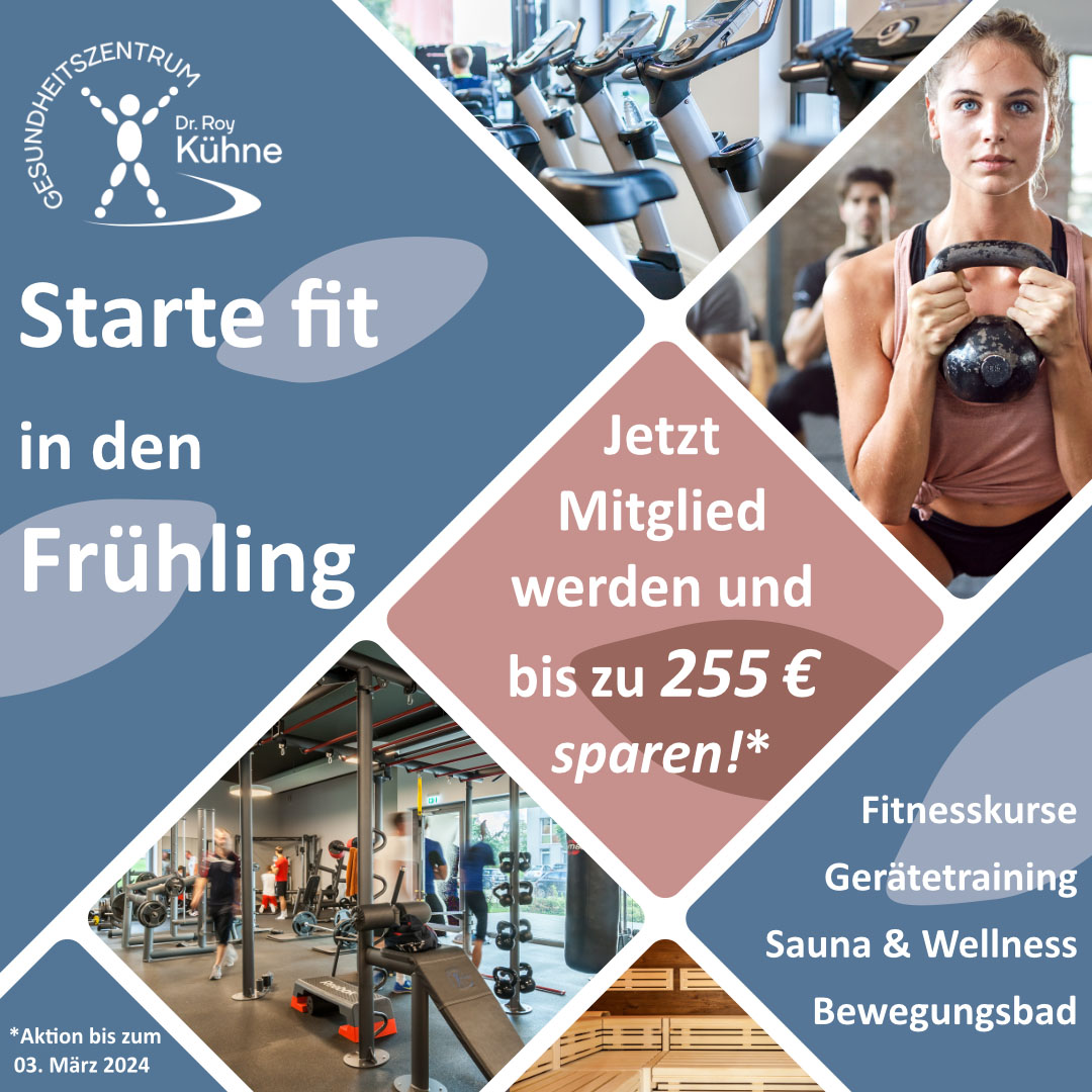 Fitnessstudio Fitnessaktion Gesundheitszentrum Dr. Roy Kühne Northeim